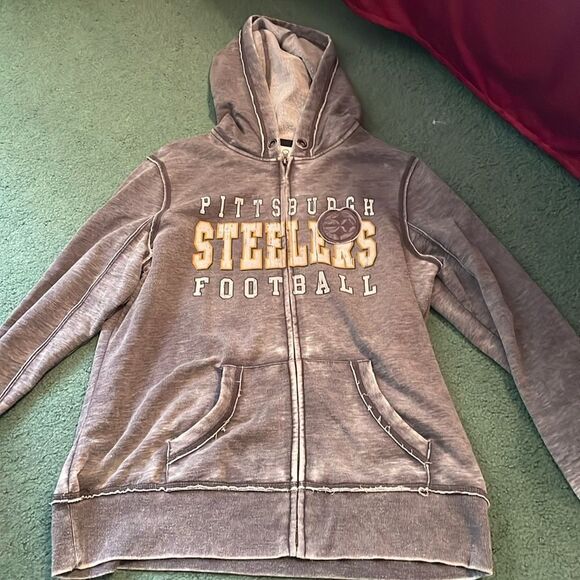 Pittsburgh Steeler zipped hoodie - Picture 1 of 1